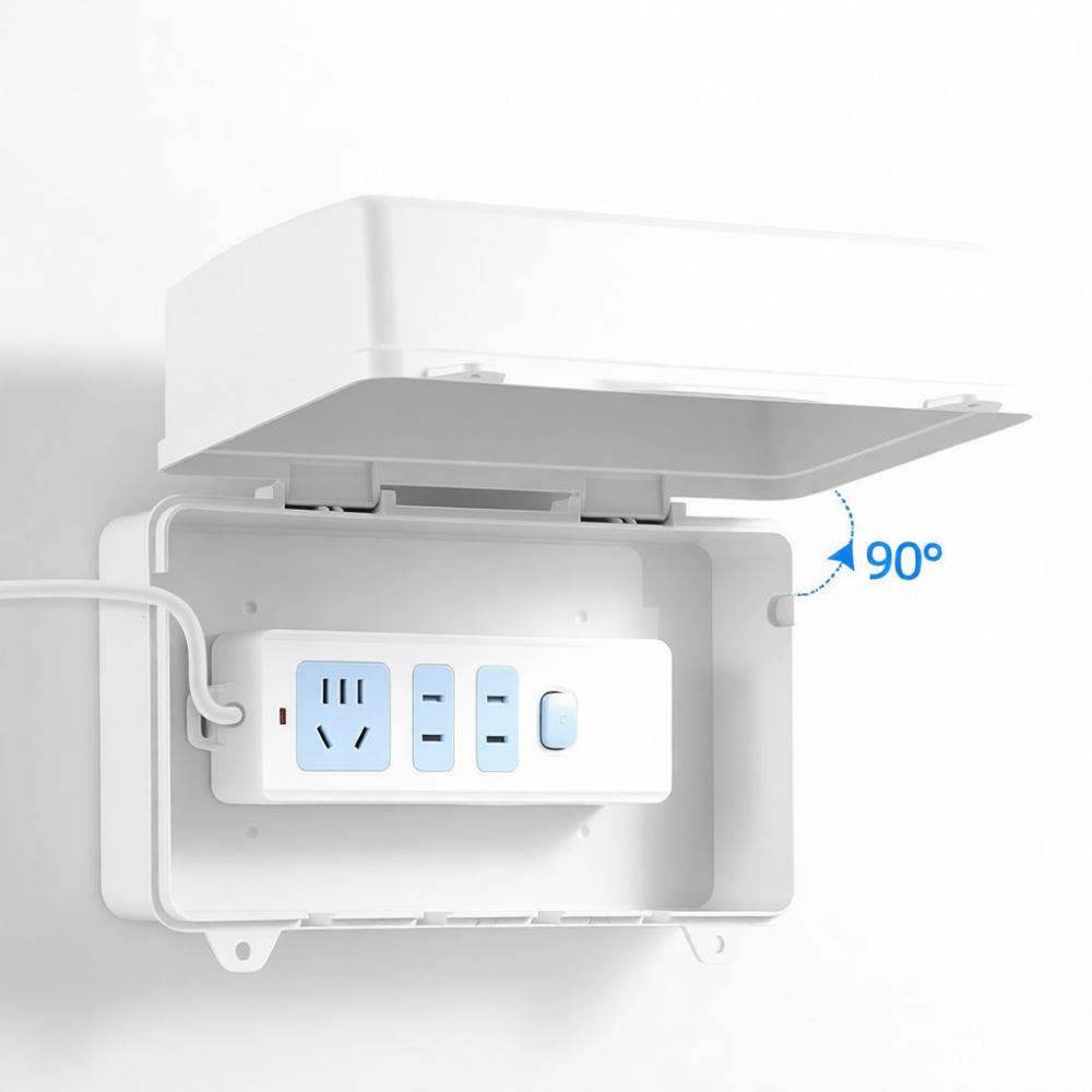 Outdoor Power Strip Weatherproof - Copertura impermeabile per prese elettriche, scatola