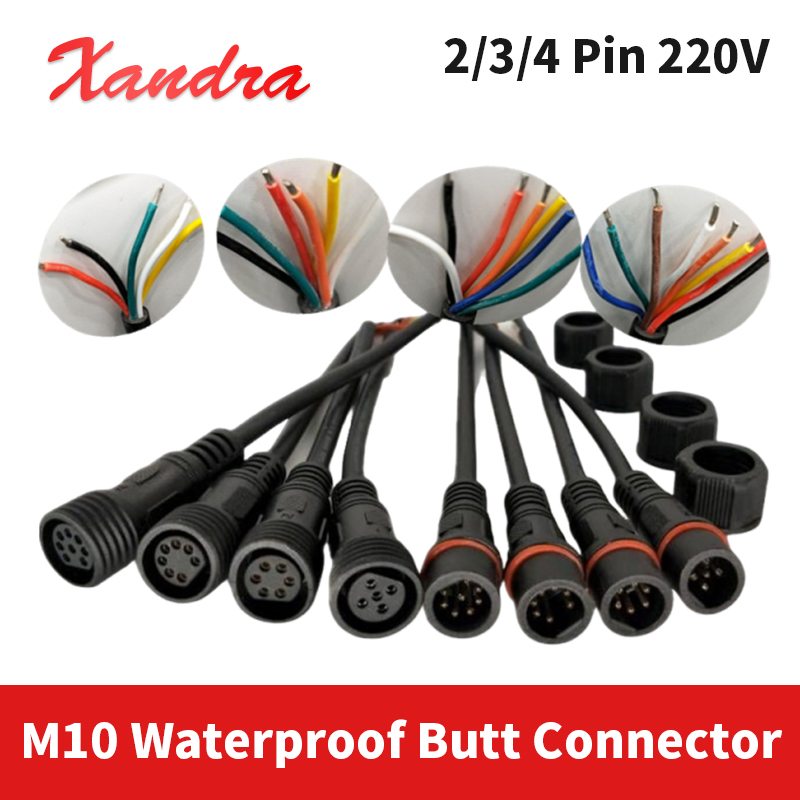 Outdoor Power Strip Weatherproof - Connettore impermeabile M10 2Pin 3Pin 4Pin